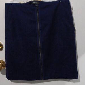 Lord & Taylor Deep Blue Pencil Skirt